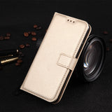 Leather Flip Wallet for Samsung Galaxy J4