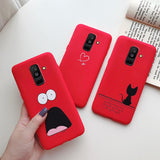 Silicone Red for Samsung Galaxy A6